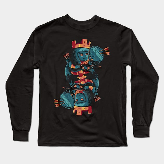 king Long Sleeve T-Shirt by XXLack